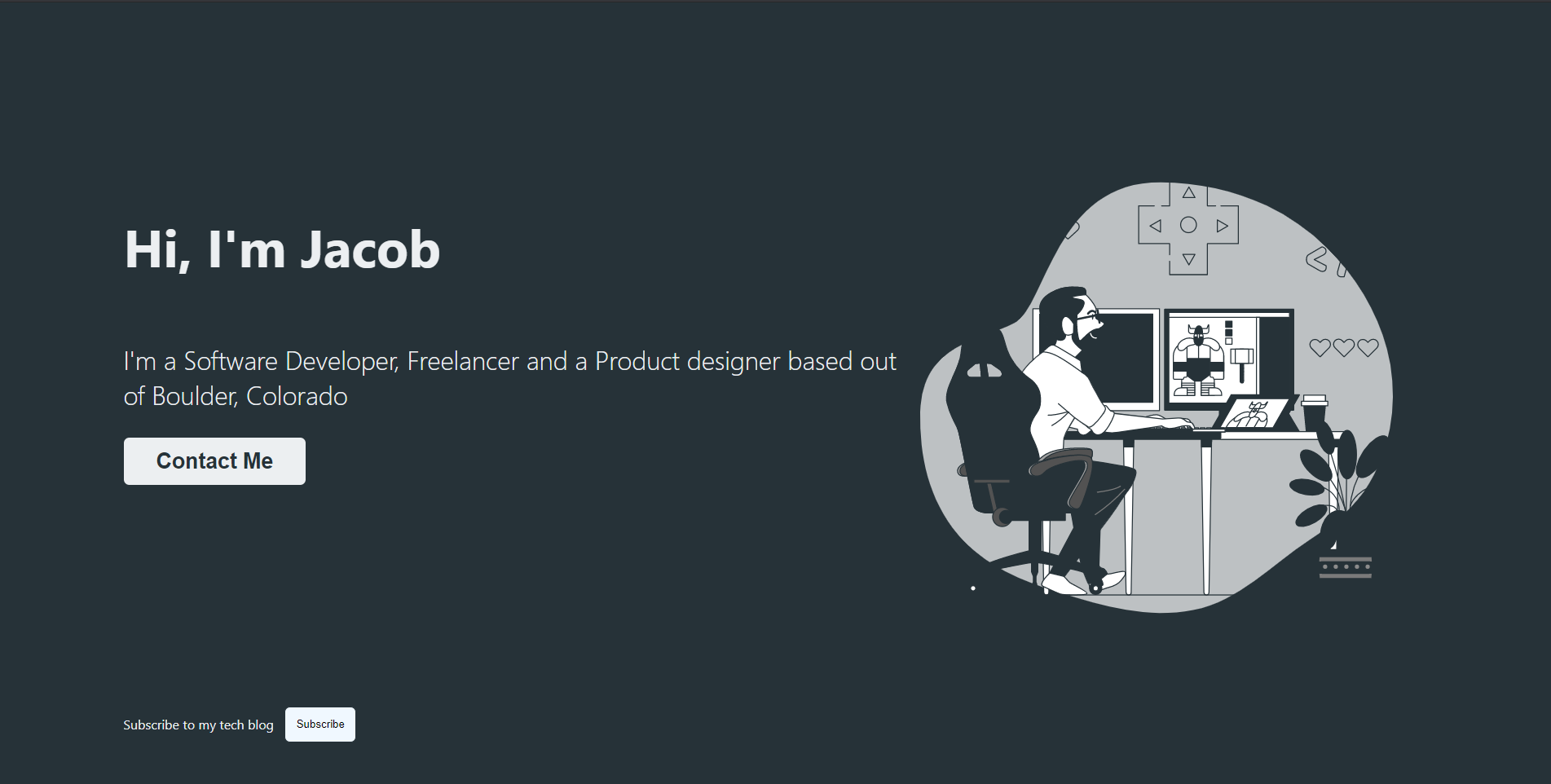 React tutorial Home page